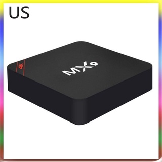 6= MX9 5G 4K TV Box alta definición GHZ Flash Memory Media Player Set Top Box