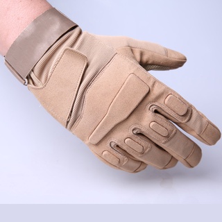 Guantes tácticos de microfibra para dedo completo que absorben la humedad del viento y el patín guantes anticortes para deportes de ciclismo al aire libre