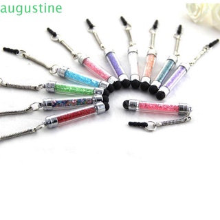 AUGUSTINE New Touch Screen Pen Fashion Dust Plug Styluses Attractive Mini Luxury for Tablet Laptops Universal Phones Diamond Crystal Stylus/Multicolor