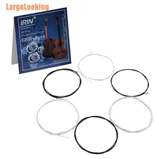 Cuerdas de repuesto para guitarra largelooking* 6 piezas C103 de nailon
