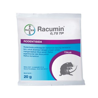 Polvo repelente de ratas racumin Medicine 0.75 TP