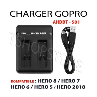 Gopro Hero 5/héroe 6/héroe 7/héroe 8/2018 cargador Dual de escritorio