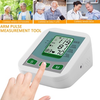 ELEGANCE Monitor de presión arterial brazo superior USB tonómetro automático Digital esfigmomanómetro LCD uso doméstico (9)