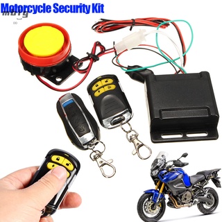 Mg Kit de seguridad para motocicletas antirrobo sistema de alarma Control remoto arranque del motor @MY
