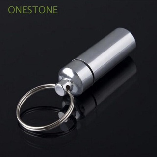 ONESTONE Cool Keychain Key Case Pill Box New Keyring Waterproof Bottle Safe Hot Sale Holder (1)