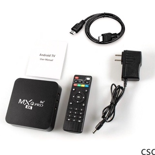psa tv box smart 4k pro 5g 8gb/128gb wifi android 10.1 tv box smart mxq pro 5g 4k csc