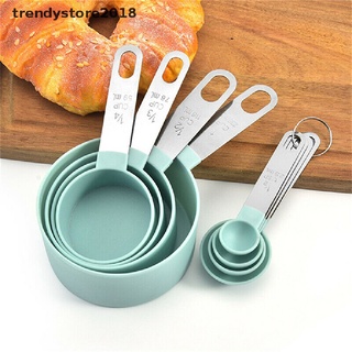 trendystore2018 8pcs tazas medidoras cucharas cocina hornear utensilios de cocina juego de herramientas de cocina mx