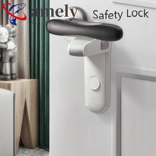 AMELY Protección Cerradura de Seguridad Baby Mango de palanca Anti - Apertura Caja fuerte Ventana Hogar Puerta Hebilla del armario