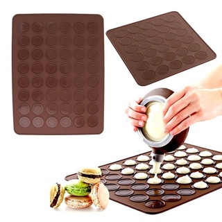 (100% high quality)Baking Mat B48/30 Hole Bakeware Brown DIY Cooking Kitchen Tools Brand New