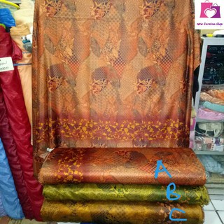 Semi-Silk batik tela flor marco metro lb.115cm por 50 cm
