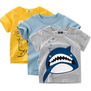╭trendywill╮Children Kids Baby Girls Boys Cartoon Print T-shirt Tee Tops Clothes
