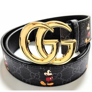 Cinturon Gucci GG Disney Mickey Negro [Envio Express Gratis]