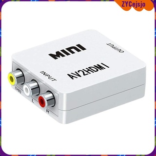 Mini 1080P RCA CVBS A HDMI Video Converter box AV2HDMI Adaptador Compatible PAL/NTSC Con Cable USB Para TV HD Set top (2)