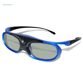 SOL 3D Glasses Active Shutter Rechargeable Eyewear for DLP-Link Optama Projectors