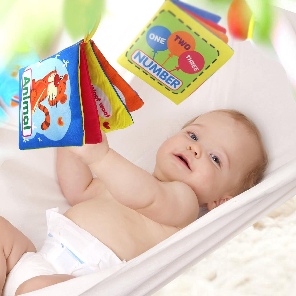 Baby's First Non-Toxic Soft Cloth Book Infant Kids Early Learning Education Toys (4)