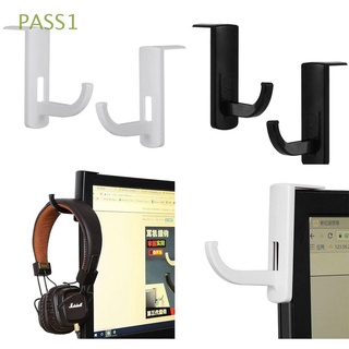 PASS1 Nuevo Gancho para auriculares Conveniencia Soporte de monitor Accesorios para auriculares Adhesivo Organizador|Familiar Soporte de plastico