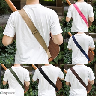 Adjustable Guitar Belt Woven Cotton Guitar Strap with Leather Ends for Electric Acoustic Folk Guitar Comfortable COSYZONE