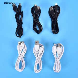 nicwy 1m largo mini cable usb sincronización y carga plomo tipo a a 5 pines b cargador de teléfono mx