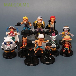 MALCOLM1 Moria figura modelo Lucci muñeca adornos Luffy figuras de acción para niños miniaturas Anime cocodrilo coleccionable modelo Sabo figuras de juguete