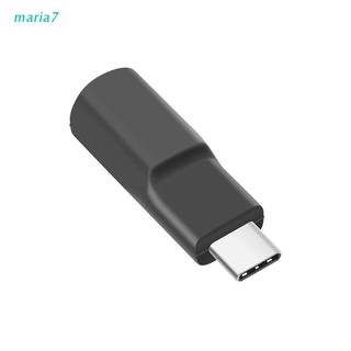 maria7 usb-c a 3,5 mm micrófono adaptador de bolsillo adaptador de audio para dji osmo bolsillo micrófono convertidor