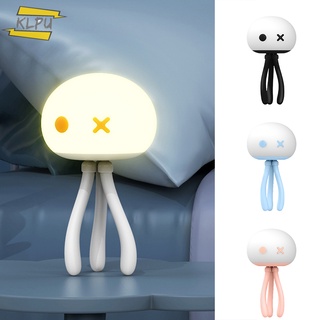 Klpu Smart medusas luz de noche Flexible niños hora de acostarse juguete multifuncional ajustable luz para dormitorio