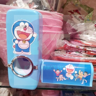 Doraemon dispensador de pasta de dientes y soporte para cepillo de dientes