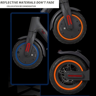 da scooter rueda cubos protector reflectante pegatina para -xiaomi mijia m365 pro scooter eléctrico para m365 scooter piezas