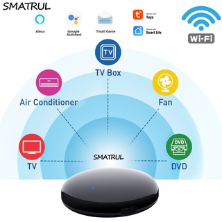 SMATRUL WiFi control remoto inteligente por infrarrojos utilizado con la aplicación Alexa Tuya para el hogar inteligente