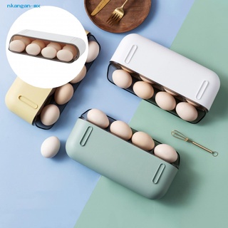nkangan - organizador de huevos ligero para el hogar, resistente al desgaste, para refrigerador
