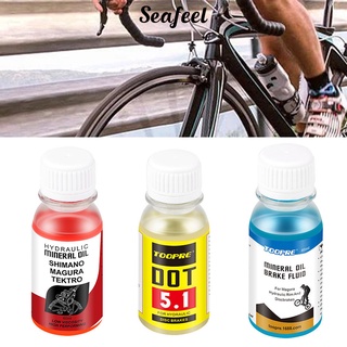 (Seafeel) Aceite de freno de disco de 60 ml de capacidad única bajo punto de congelación aceite esencial Natural Mineral bicicleta de montaña aceite para bicicleta