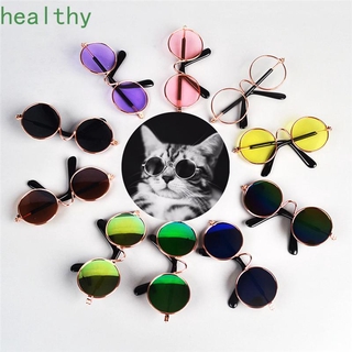 HEALTHY Dog Accessories Pet Glasses Supplies Pet Supplies Sunglasses Photos Props Accessories Multicolor Cat Dog Lovely Eye-wear/Multicolor (1)