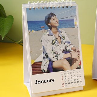 Kpop 2022 calendario BTS BLACKPINK escritorio calendario lindo estudiante creativo (6)