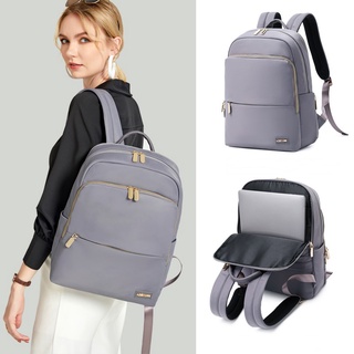 Mochila de Nylon impermeable 14 pulgadas portátil bolsa de negocios señora oficina portátil mochila de la escuela de la escuela bolsa de viaje mochila