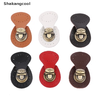 [skc] bolsa de cuero con cierre magnético con hebilla de botón de repuesto hecha a mano con hebilla de bricolaje: shakangcool