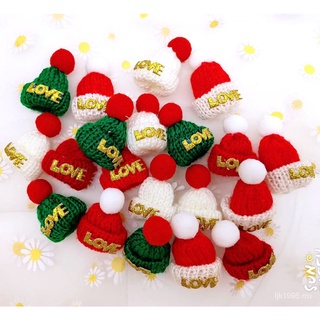 Sombrero de lana de NavidaddiyHorquilla tocado broche arco joyería materiales accesorios