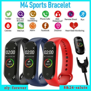 M4 Smart Watch Sport Wristband Heart Rate Fitness Waterproof Bracelet skt