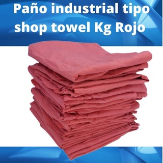 Tipo Shop Towel Paño Industrial Rojo Por Kilo Pjar