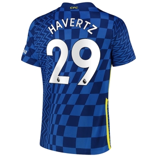 La mejor calidad 2021-2022 Chelsea jersey 29 Havertz casa jersey de fútbol en casa jersey de fútbol camisa de entrenamiento para hombres adultos (3)