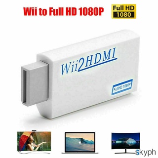 Adaptador Portátil Wii A HDMI Wii2HDMI Full HD Convertidor De Salida De Audio TV Negro + =