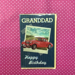 Tarjeta del abuelo feliz cumpleaños (Carf)
