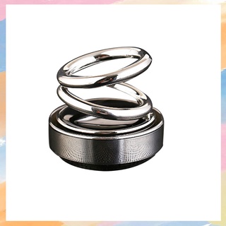 POP|Ready Solar Double Ring Rotating Suspension Car Perfume Air Freshener