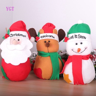 Ygt Bolsa De regalo De navidad De dibujos animados no tejida Para decoración del hogar
