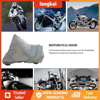 [longkui] fundas protectoras completas para motocicletas anti uv impermeables a prueba de polvo transpirable