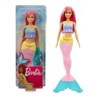 Barbie Sirena Dreamtopia Pelo Rosado mattel