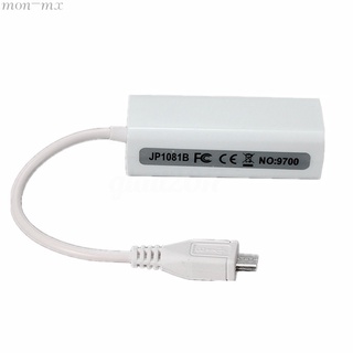 micro usb 2.0 5p a rj45 redes lan ethernet cable convertidor adaptador para tablet pc