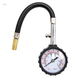 lucky 0-100PSI Car Truck Auto Motor Tyre Tire Air Pressure Gauge Dial Meter Tester New
