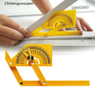 chitengyesuper medidor preciso y detector de ángulo herramientas de medición de carpintería 0 a 180 cgs