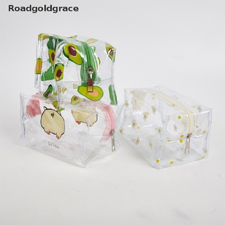 Roadgoldgrace Transparent Large Capacity Pencil Case PVC School Supplies Pencil Bag Stationer WDGR