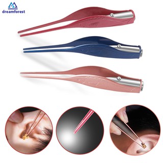 DR Baby Ear Wax Cleaner LED Flashlight Earpick Earwax Remover Tweezers Ear Curette Spoon Health Care