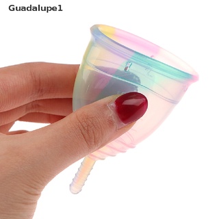 (Guadalupe1) Copa Menstrual Suave Multicolor De Silicona Para Higiene Femenina , Taza Reutilizable MX